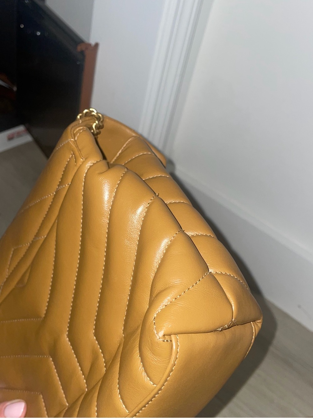 Saint Laurent Quilted Leather Shoulder Bag - Picture 7 of 12